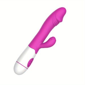 30 Vibration Dual G-Spot Stimulator and Vibrator - Rose Red
