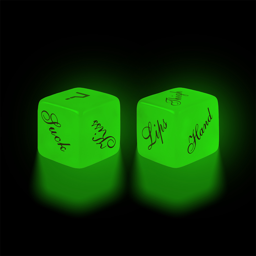 Glow-in-the-Dark Sex Dice