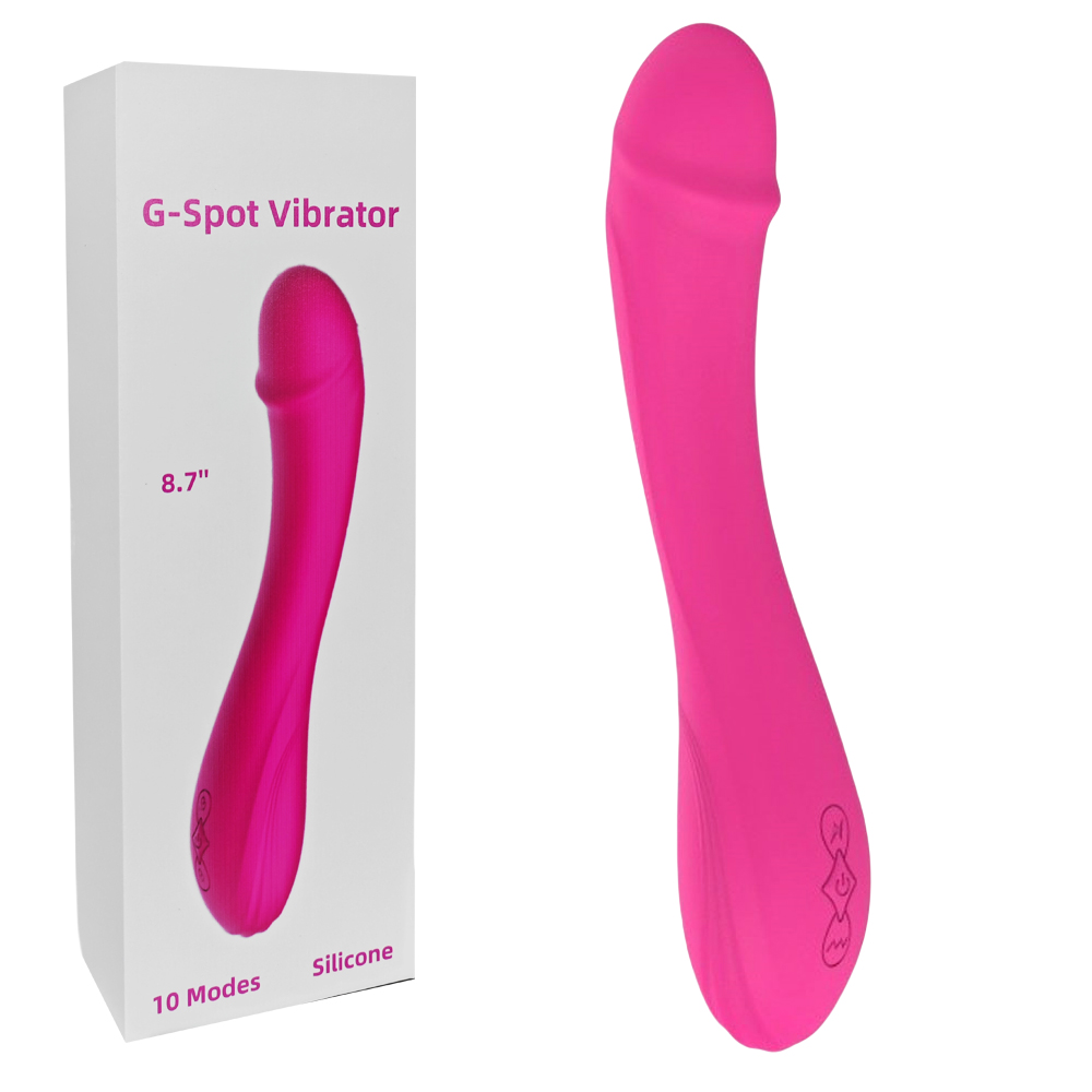 10-Mode Rechargeable Waterproof Silicone Vibrator